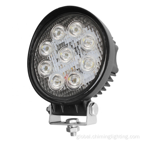 China Round led flood work light offroad truck Supplier